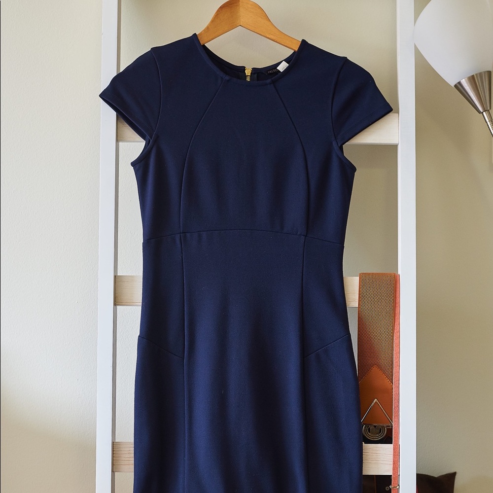 Felicity&Coco Small Navy back-zip closure dress